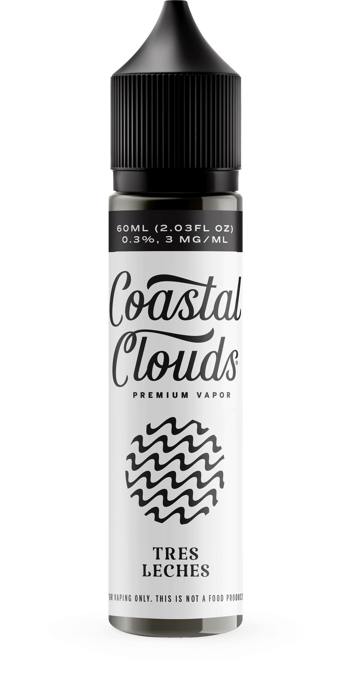 Tres Leches by Coastal Clouds E-Liquid 60ml - Black Coral