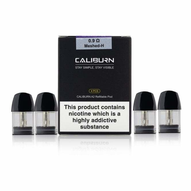 Caliburn A2 Pod 4pk - Black Coral