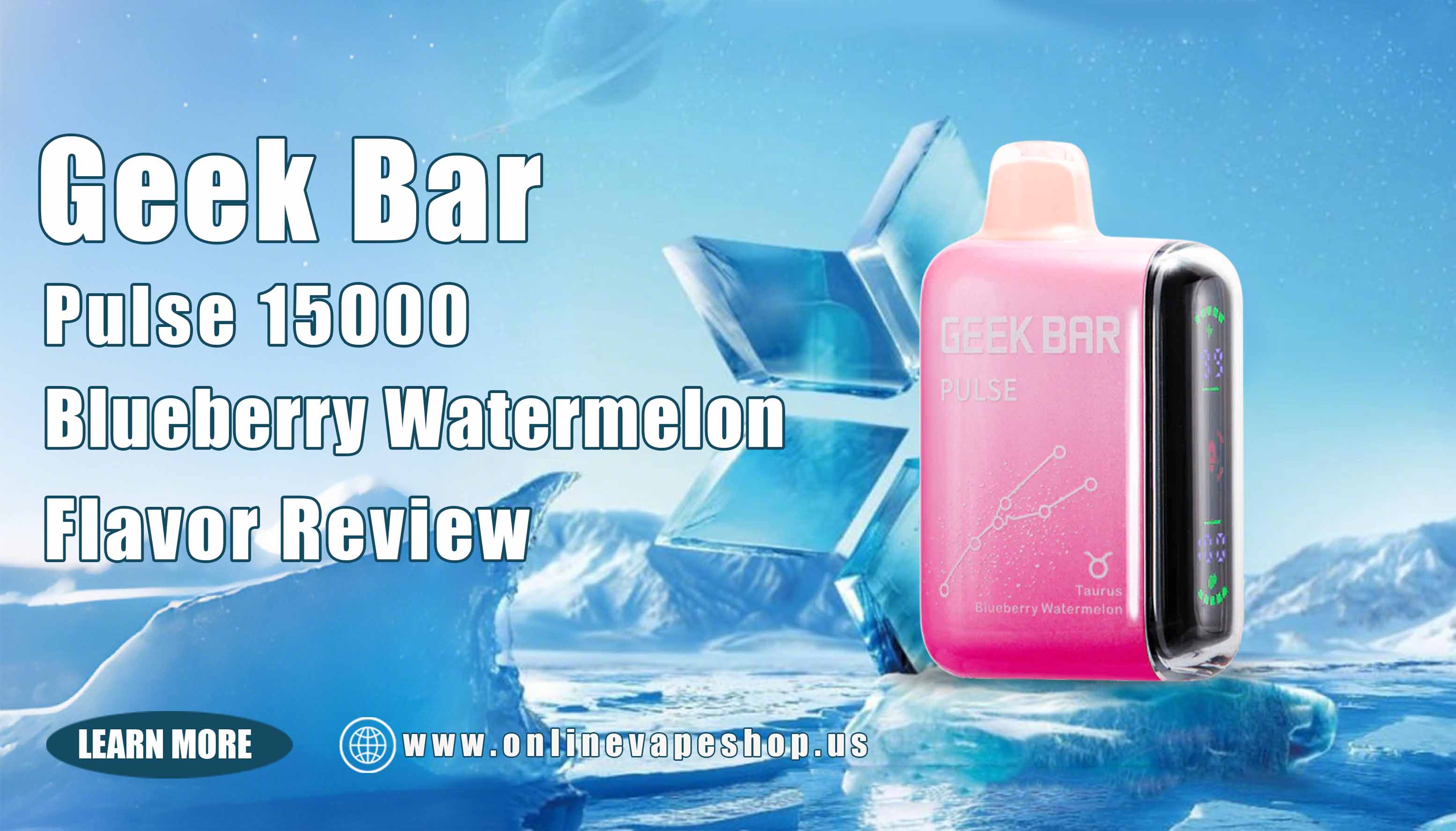 Blueberry Watermelon Geek Bar Pulse 15000 Review