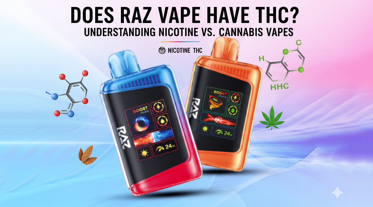 Does Raz Vape Have THC? Understanding Nicotine vs. Cannabis Vapes