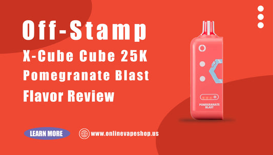 Pomegranate Blast Off Stamp X Cube 25K Pod Review