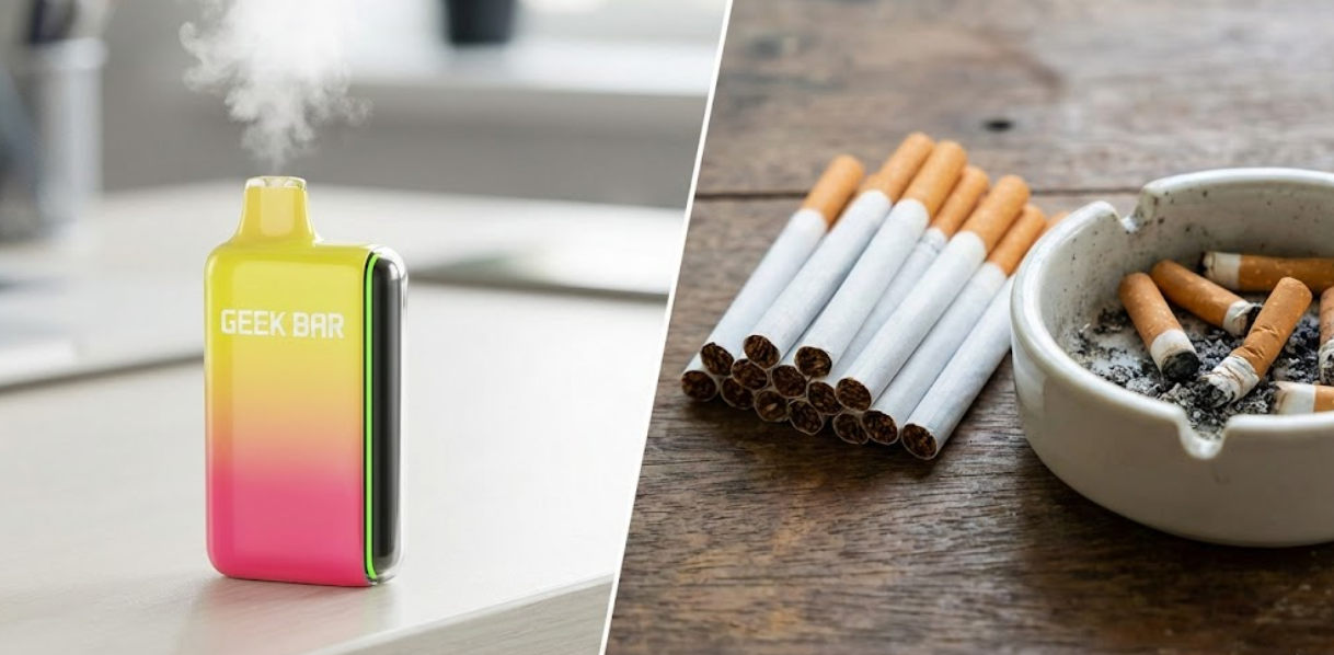 Are Geek Bars Worse Than Cigarettes? A Health Comparison Explained Are Geek Bars Worse Than Cigarettes? A Health Comparison Explained
