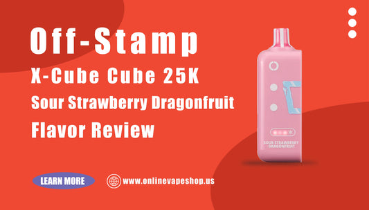 Sour Strawberry Dragonfruit Off Stamp X Cube 25K Pod Review