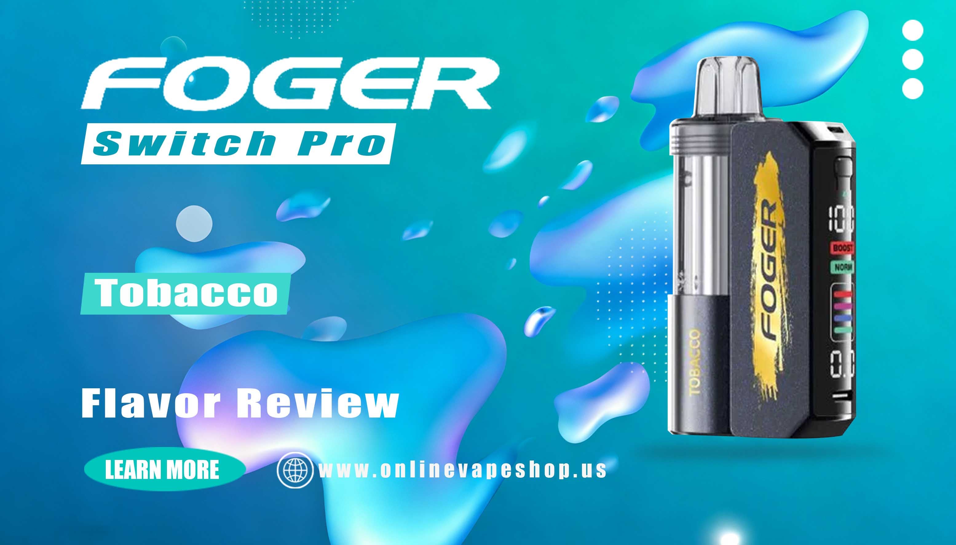 Tobacco Foger Switch Pro 30K Kit Review