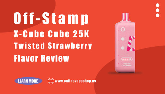 Twisted Strawberry Off Stamp X Cube 25K Pod Review