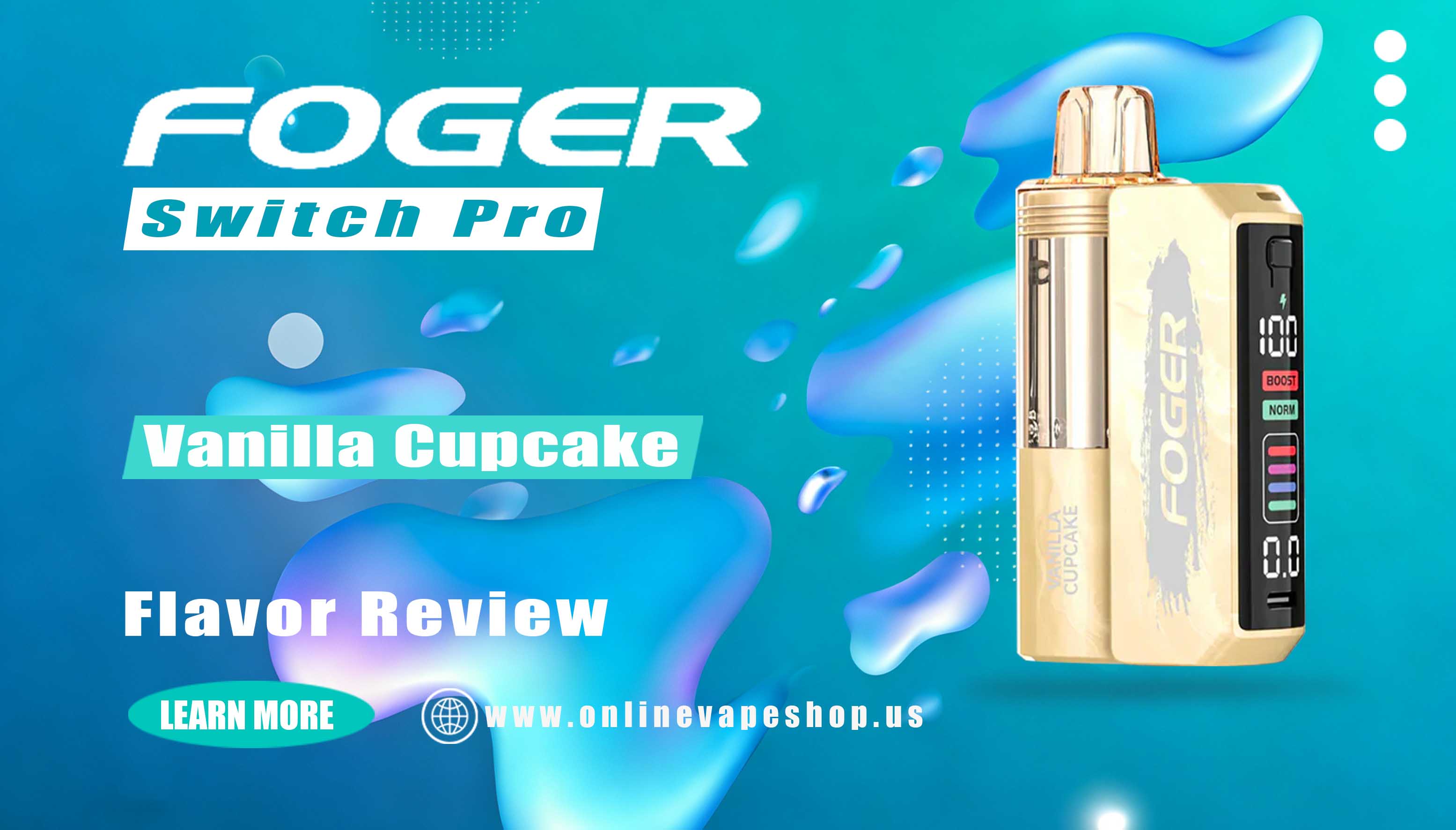 Vanilla Cupcake Foger Switch Pro 30K Kit Review