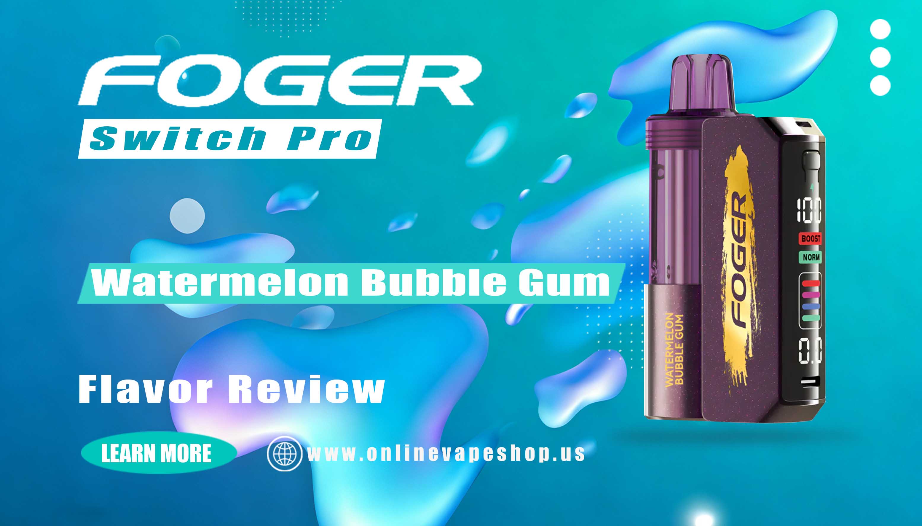 Watermelon Bubble Gum Foger Switch Pro 30K Kit Review