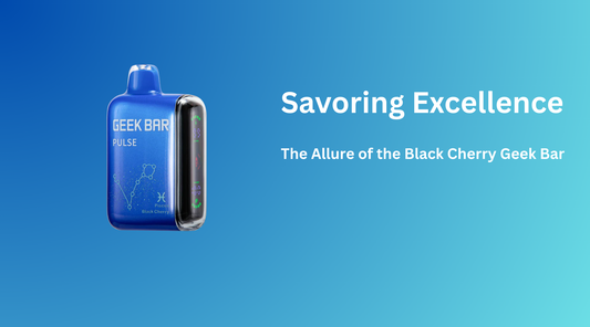 Savoring Excellence: The Allure of the Black Cherry Geek Bar - Black Coral