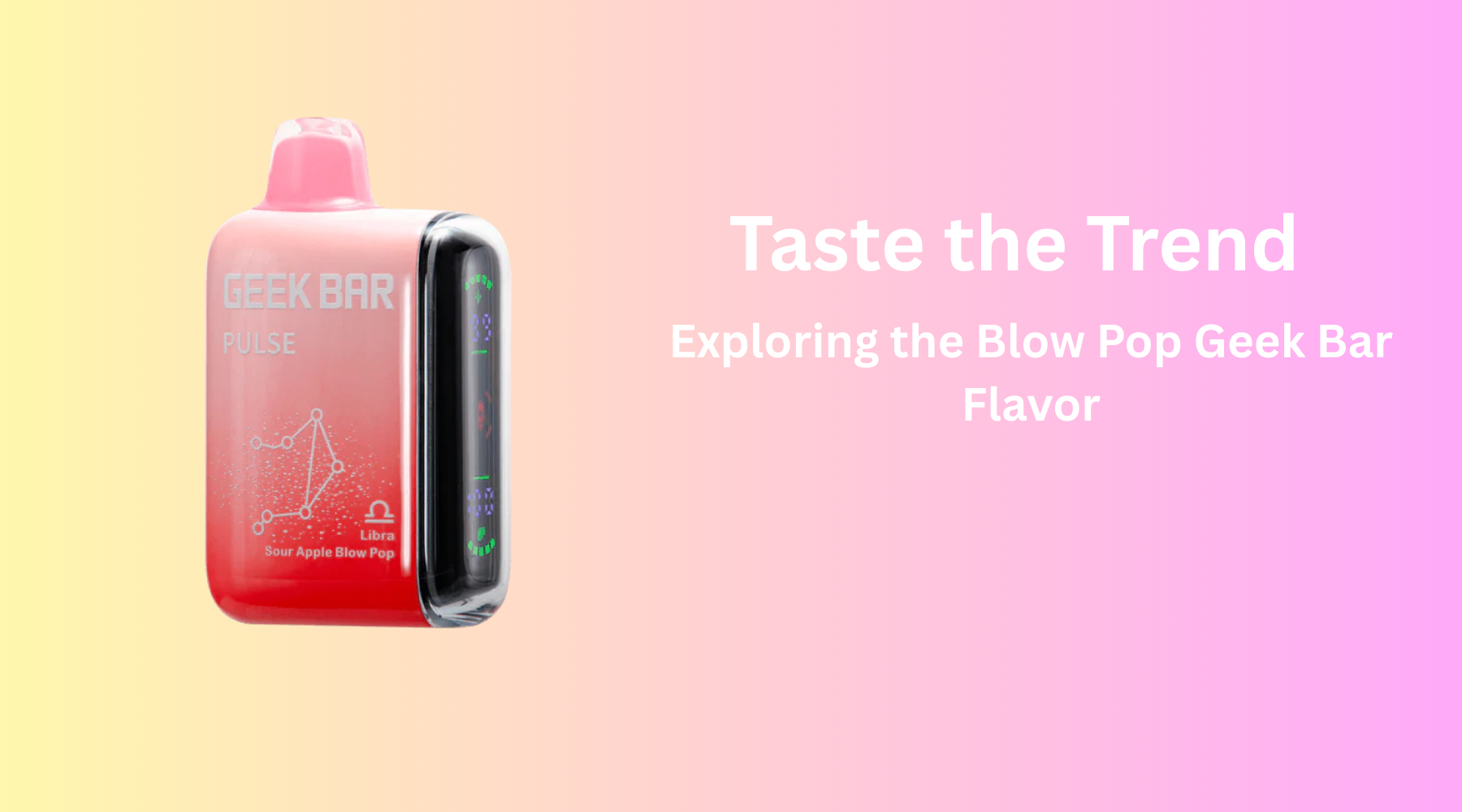 Taste the Trend: Exploring the Blow Pop Geek Bar Flavor - Black Coral