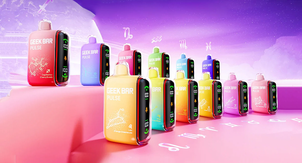 New Geek Bar Pulse Flavors: Zodiac Collections - Black Coral