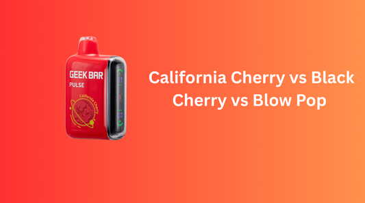 Flavor Review: California Cherry, Black Cherry & Blow Pop Geek Bar Pulse 15000 — Which One Wins?