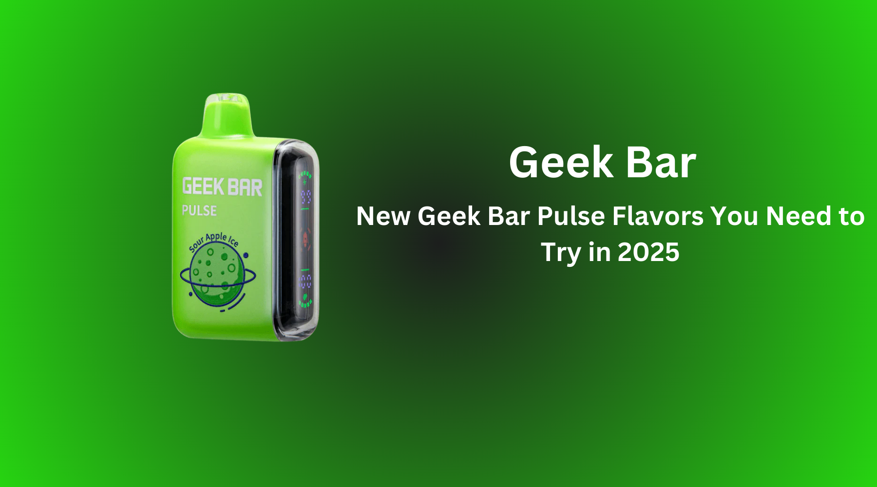 New Geek Bar Pulse Flavors You Need - Black Coral