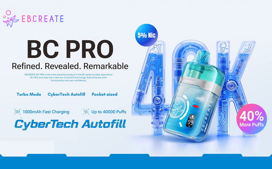 EBCREATE BC PRO 40K Disposable Vapes | Online Vape Shop