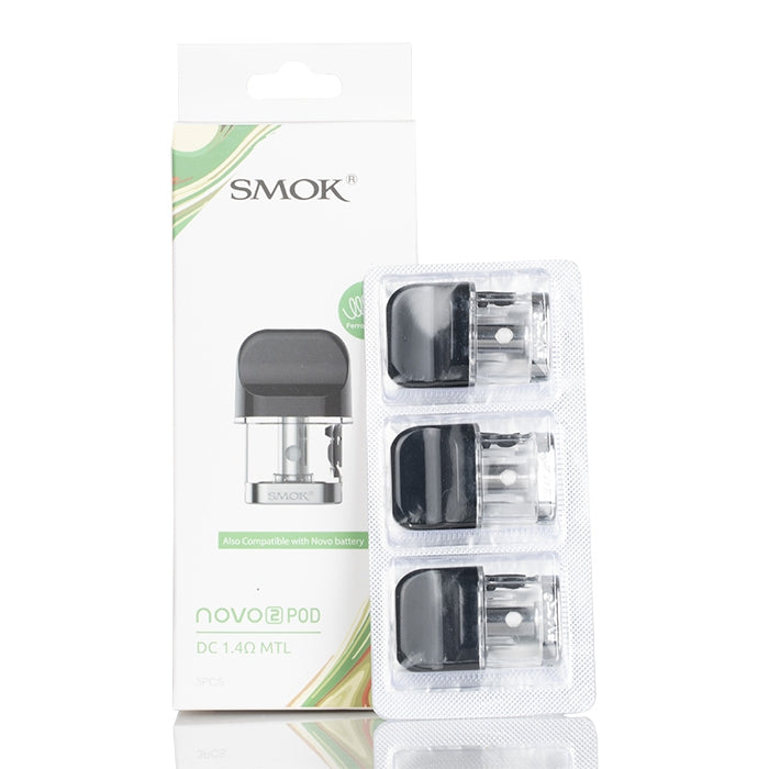 1.4ohm DC MTL Pods Novo 2 Replacement Pod Smok Tech packaging 