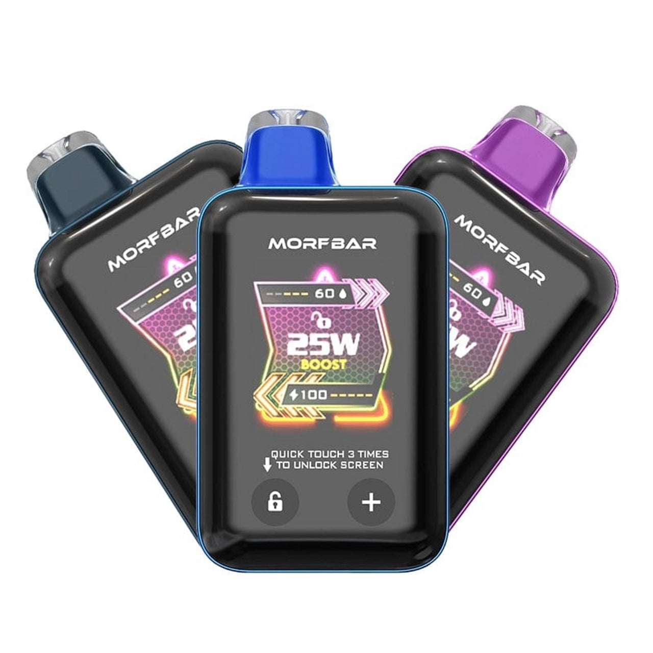 3X Value Pack Morf Bar Touch 20K - Black Coral