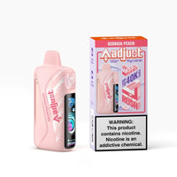 Adjust MyRusher 40K Georgia Peach Disposable Vape - Black Coral
