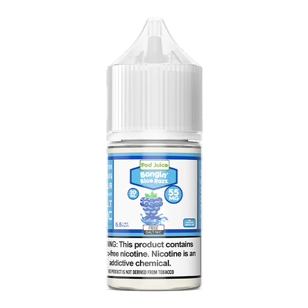 Bangin Blue Razz Pod Juice salt 30ml