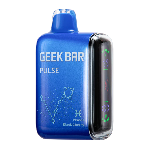 Geek Bar Pulse 15000 Black Cherry Disposable Vape - Black Coral