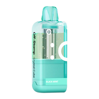 Off Stamp Crystal Cube 35K Pod Black Mint Disposable Vape - Black Coral