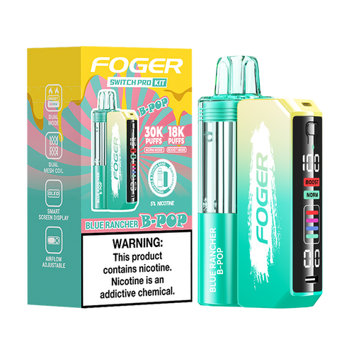 Blue Rancher Disposable Vape - Foger Switch Pro 30K Kit | Online Vape Shop