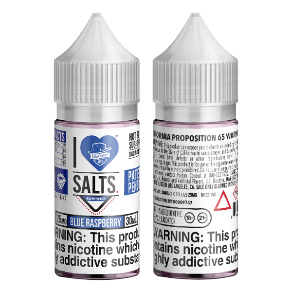I Love Salts Blue Raspberry - 30ml - Black Coral