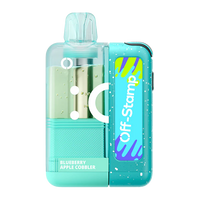 Off Stamp Crystal Cube 35K Kit Blueberry Apple Cobbler Disposable Vape - Black Coral 