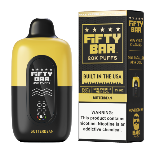 Butterbean Fifty Bar 20K - Black Coral