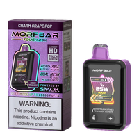 Charm Grape Pop Morf Bar Touch 20K - Black Coral