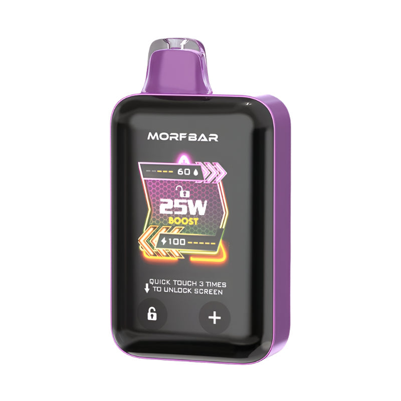 Charm Grape Pop Morf Bar Touch 20K - Black Coral