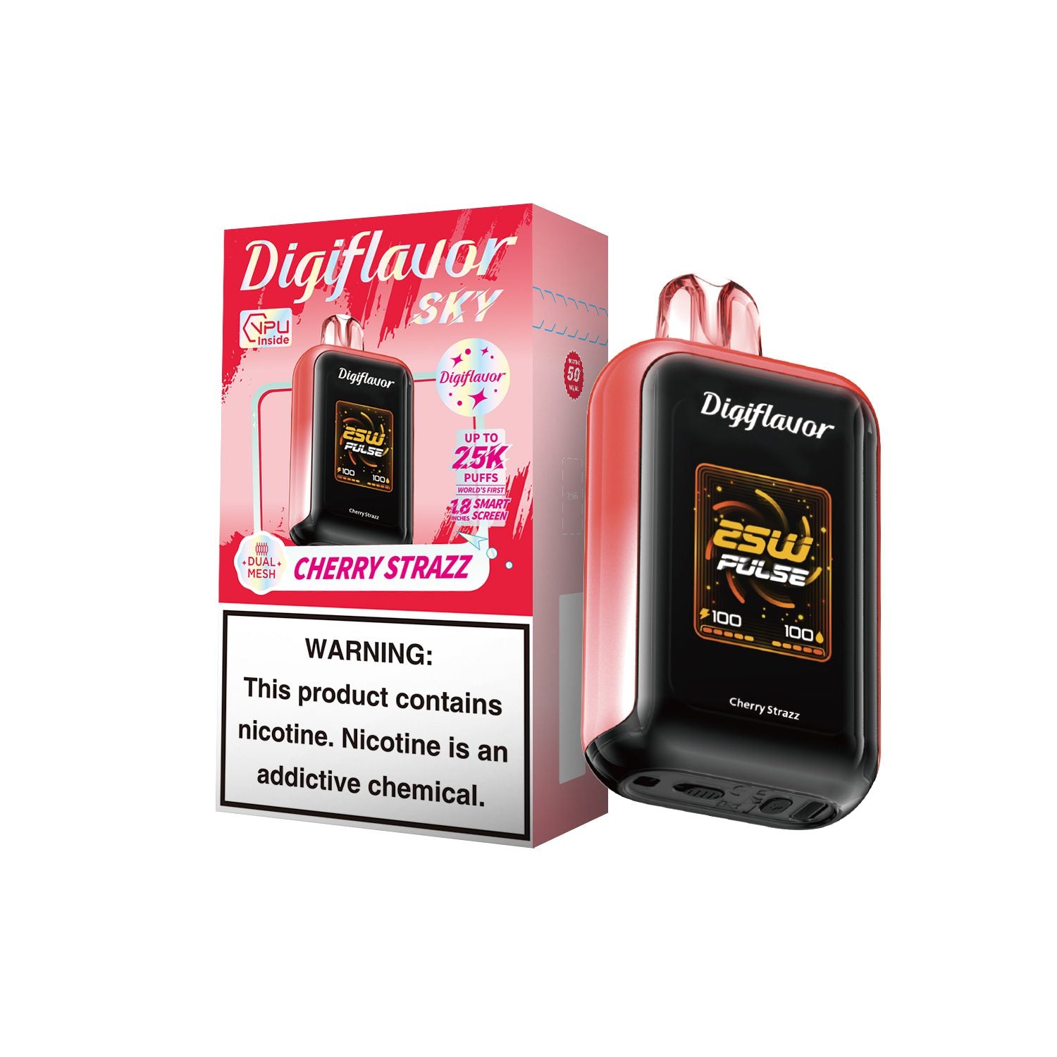 Cherry Strazz Digiflavor SKY 25K - Black Coral