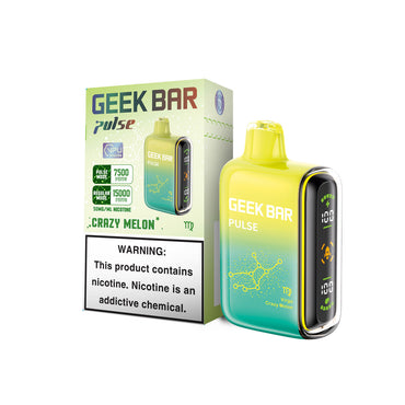 Geek Bar Pulse 15000 Crazy Melon Disposable Vape - Black Coral