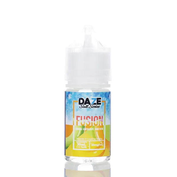 7 Daze Fusion TFN Salt - Banana Cantaloupe Honeydew ICED - 30ml - Black Coral