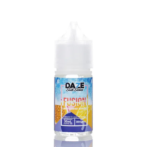 7 Daze Fusion TFN Salt - Lemon Passionfruit Blueberry ICED - 30ml - Black Coral