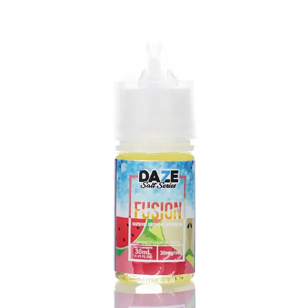 7 Daze Fusion TFN Salt - Raspberry Green Apple Watermelon ICED - 30ml - Black Coral