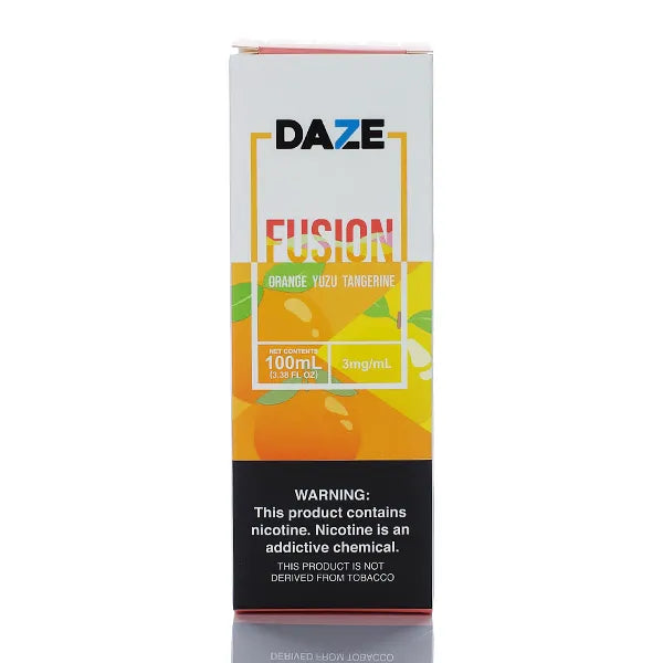 7 Daze Fusion TFN - Orange Yuzu Tangerine - 100ml - Black Coral