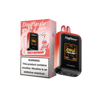 Digiflavor SKY 25K Peach Raspberry Disposable Vape - Black Coral