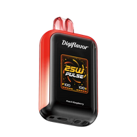 Digiflavor SKY 25K Peach Raspberry Disposable Vape - Black Coral