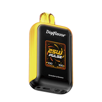 Digiflavor SKY 25K Strawberry Banana Disposable Vape - Black Coral