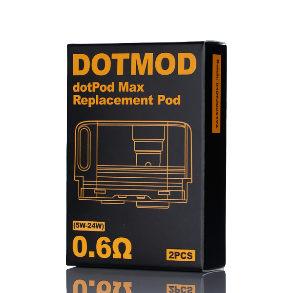 dotMod dotPod Max Replacement Pods - Black Coral