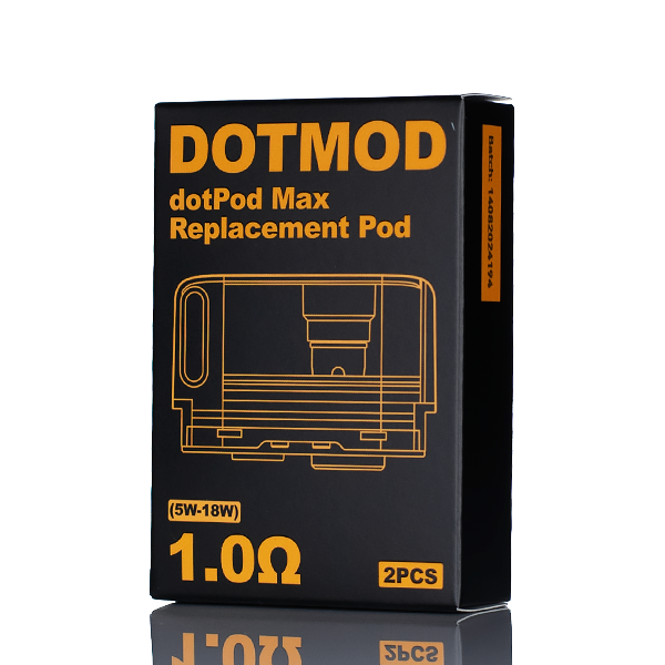 dotMod dotPod Max Replacement Pods - Black Coral