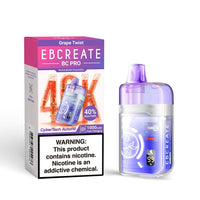 EBCREATE BC Pro 40K Grape Twist Disposable Vape - Black Coral
