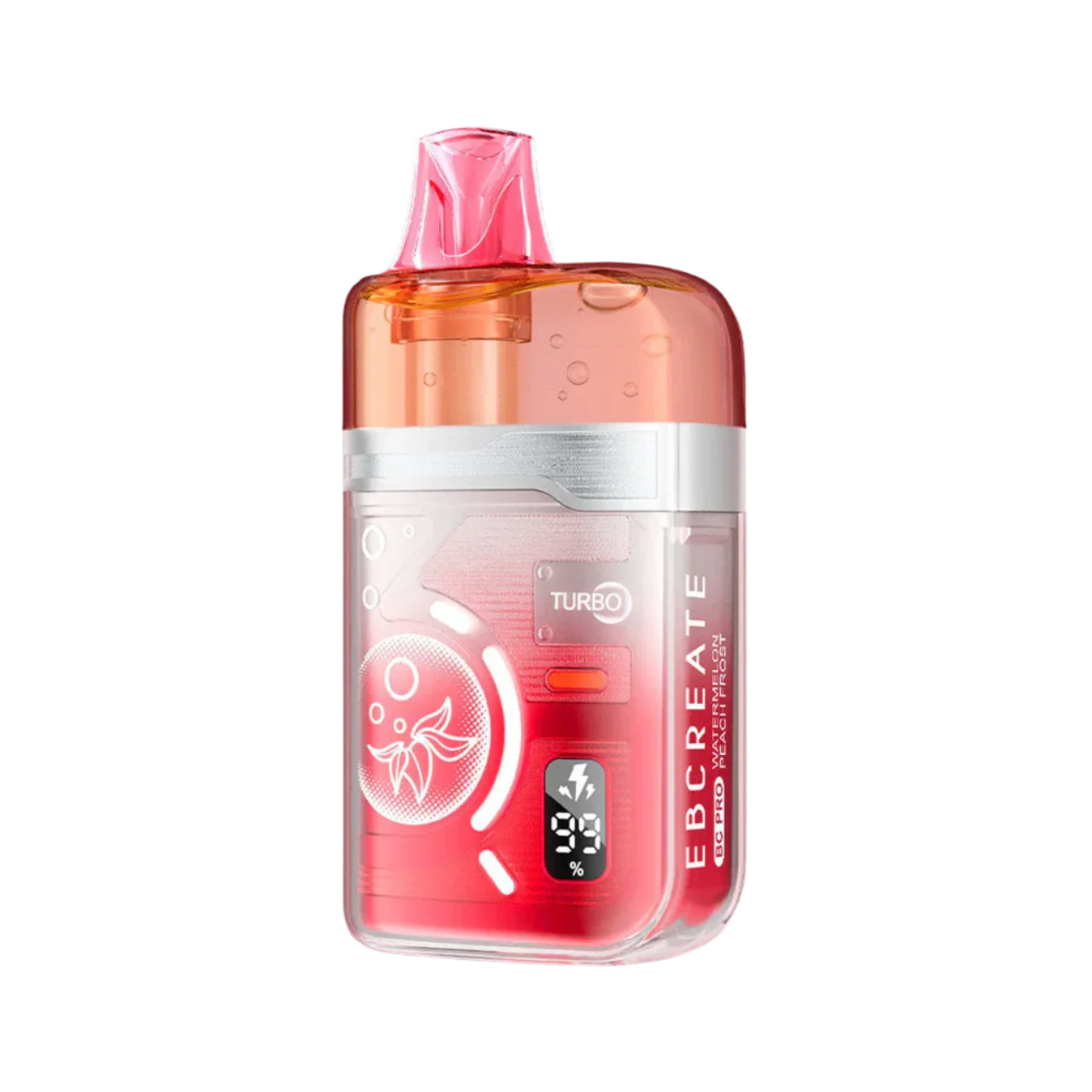 EBCREATE BC Pro 40K Watermelon Peach Frost Disposable Vape - Black Coral