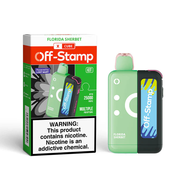 Florida Sherbet Off Stamp X Cube 25K Kit - Black Coral