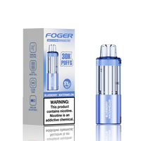 Foger Switch Pro 30K Pod Blueberry Watermelon Disposable Vape - Black Coral