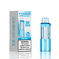 Foger Switch Pro 30K Pod Gum Mint Disposable Vape - Black Coral