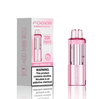 Foger Switch Pro 30K Pod Juicy Peach Ice Disposable Vape - Black Coral