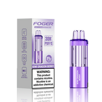 Foger Switch Pro 30K Pod Kiwi Dragon Berry Disposable Vape - Black Coral