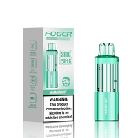 Foger Switch Pro 30K Pod Miami Mint Disposable Vape - Black Coral