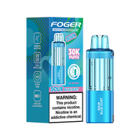 Foger Switch Pro 30K Pod Sour Blue Dust Disposable Vape - Black Coral
