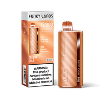 Cherry Cola Funky Lands Ti7000 disposable vape packaging